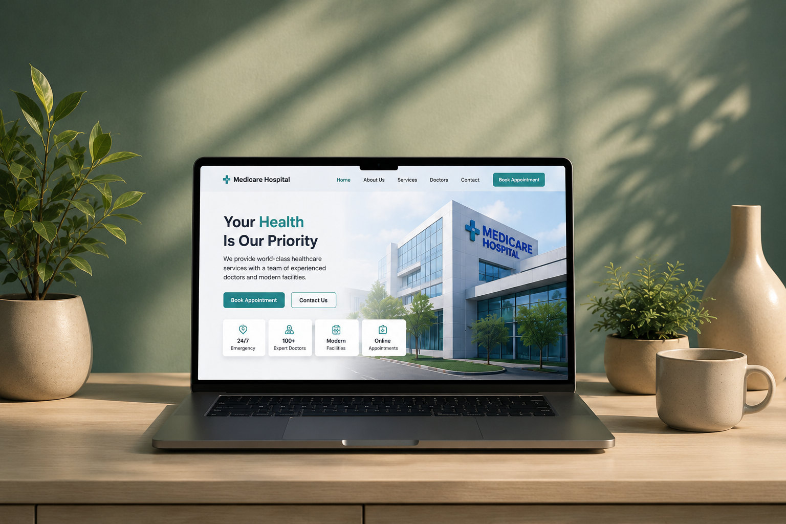 Hospital Portal Interface