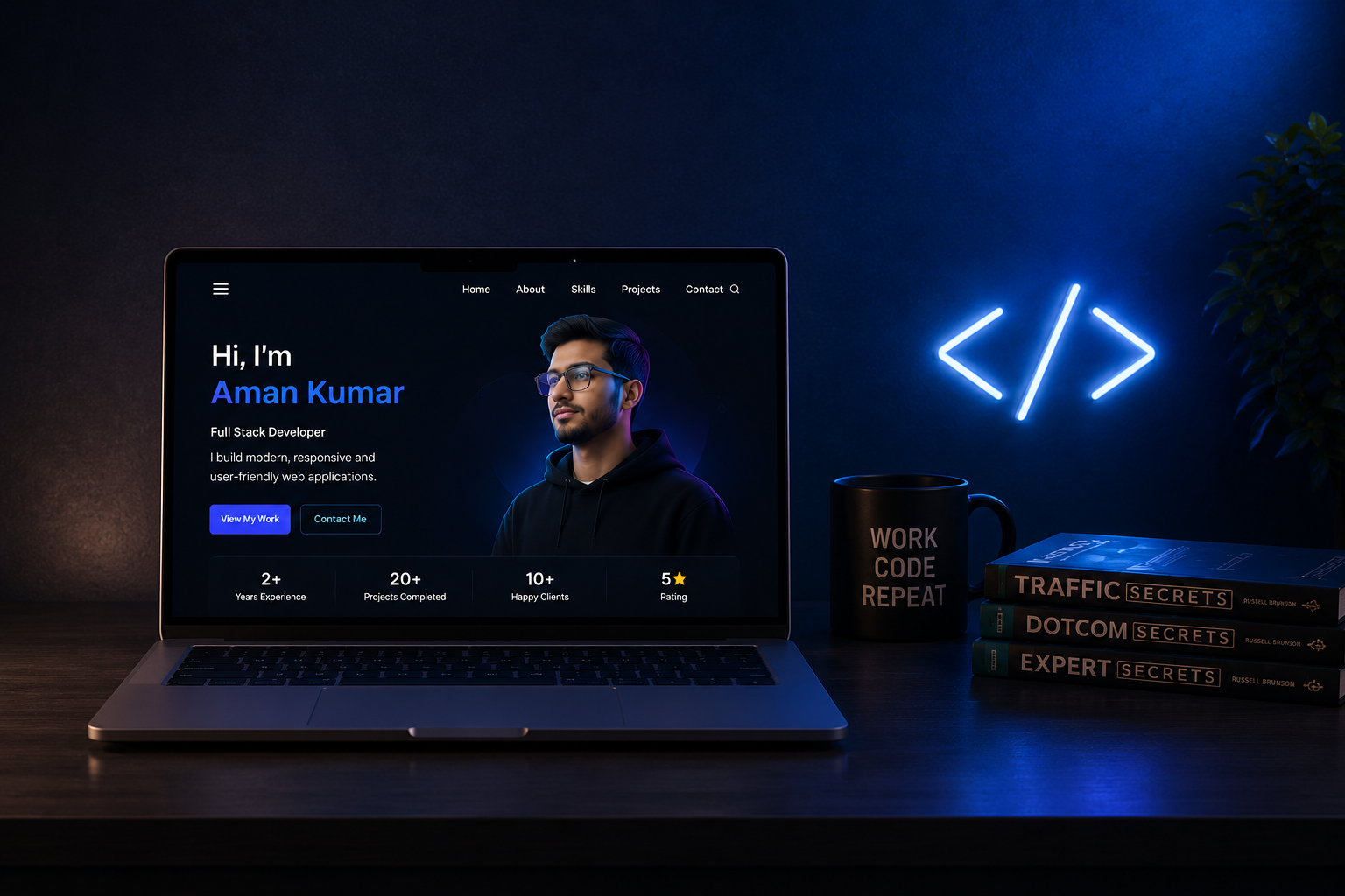 Custom Showcase Portfolios UI